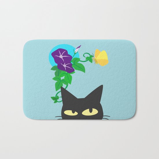 Morning glory Bath Mat