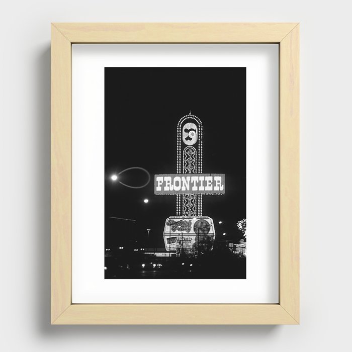 Las Vegas 1984 BW #12 Recessed Framed Print