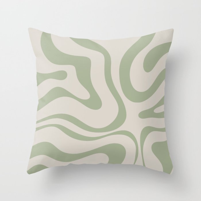 Green and cream pillows top