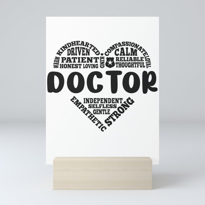 Doctor love Mini Art Print