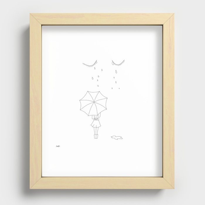 A Gentle Storm Recessed Framed Print