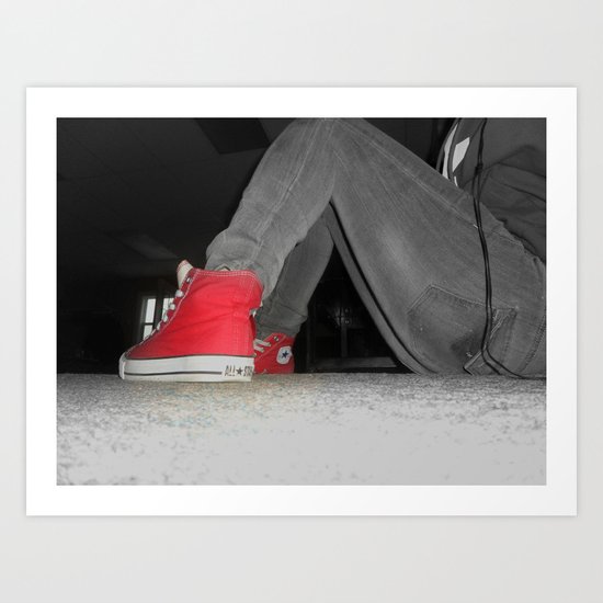 A Slpash Of Color Art Print