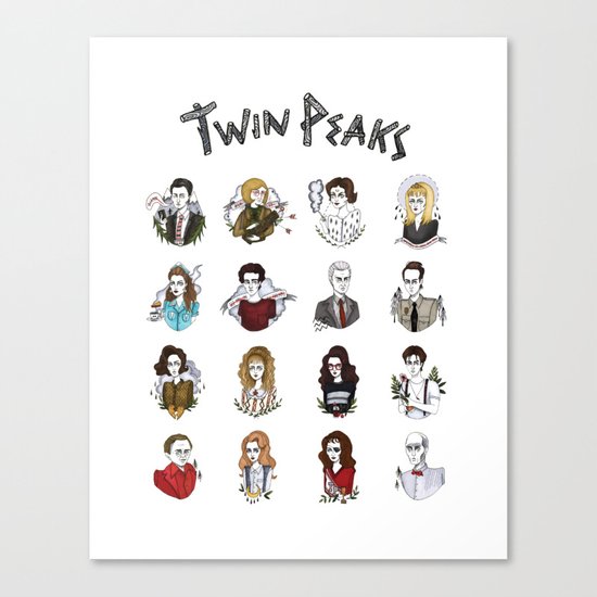 twin peaks Canvas Print
