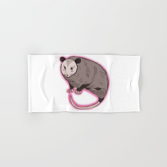 Shy Possum Hand & Bath Towel