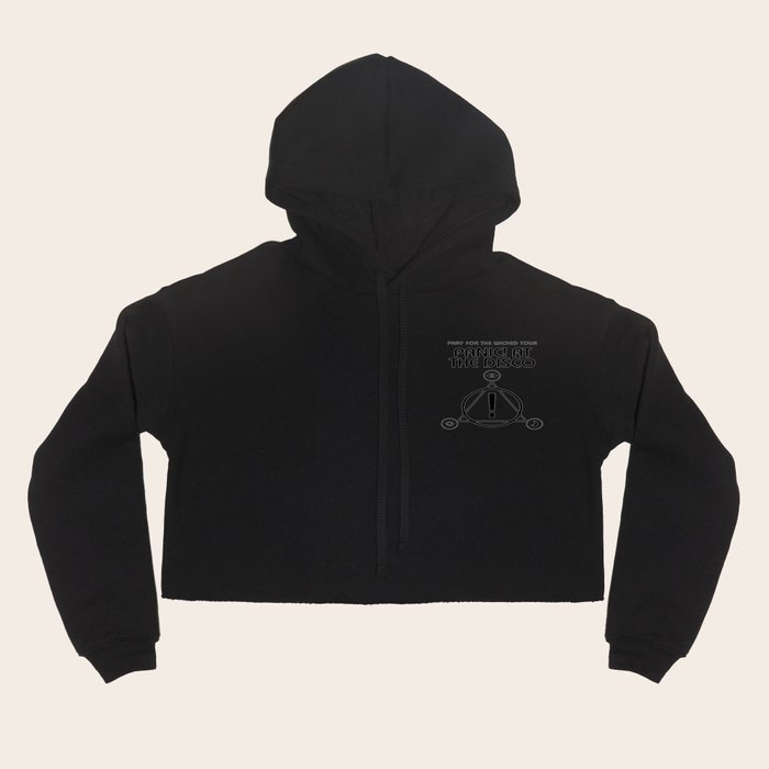 Panic at the disco cropped store hoodie
