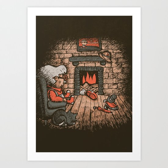 A Hard Winter Art Print