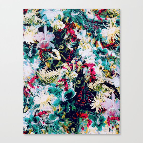 RPE ABSTRACT FLORAL -IV Canvas Print