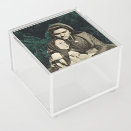 New Madonna (Italian Immigrant at Ellis Island) Acrylic Box