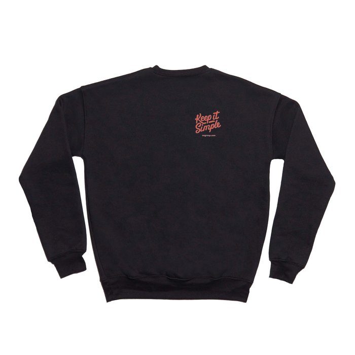Keep It Simple Crewneck Sweatshirt by Nielsen Norman Group Society6