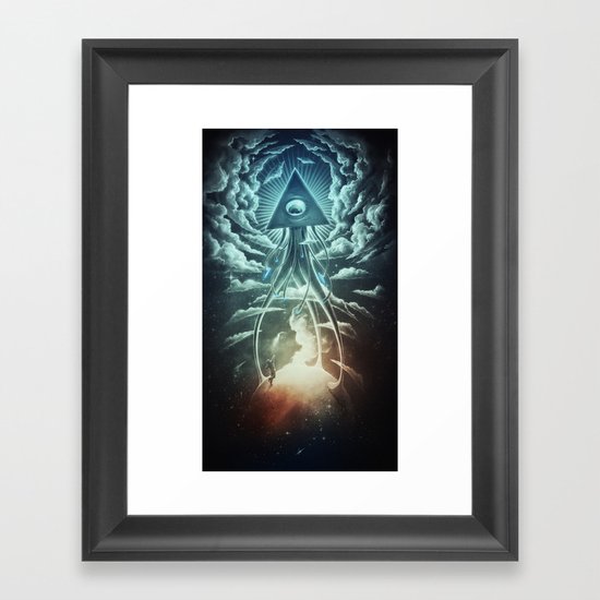 War Of The Worlds I. Framed Art Print