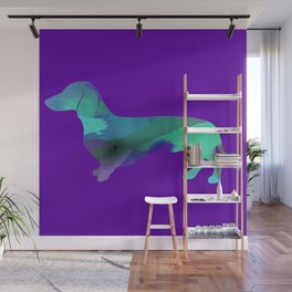 Abstract Chiweenie / Dachsund Wall Mural