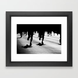 Runners Framed Art Print