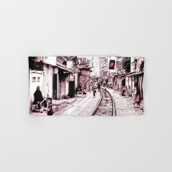 The train is coming soon.... Hand & Bath Towel