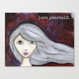 Love yourself Canvas Print