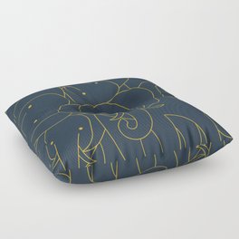 Minimalist Elephant Floor Pillow