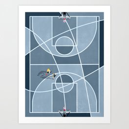 Basketball Art Art Print