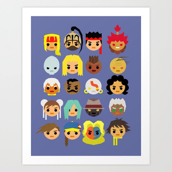 Street Fighter III - 3rd Strike Mini Art Print