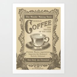Coffee Homage Art Print