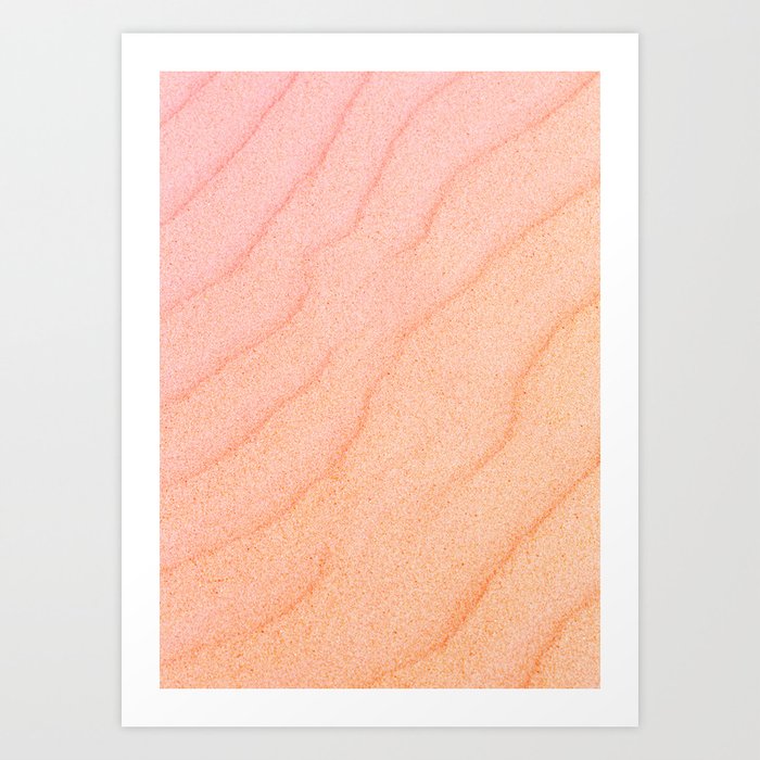 Sand Wave - Beautiful Ripple Art Print