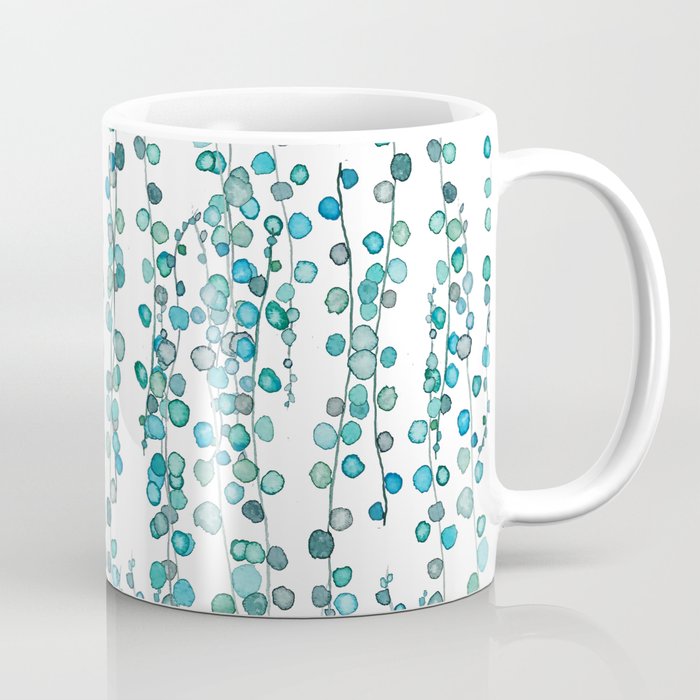 string of pearl watercolor Coffee Mug