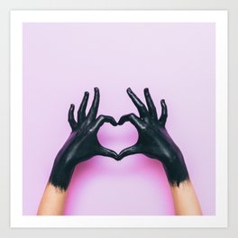 Hands With love Art Print