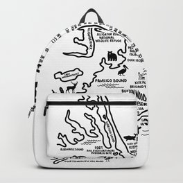 Outer Banks Map  Backpack