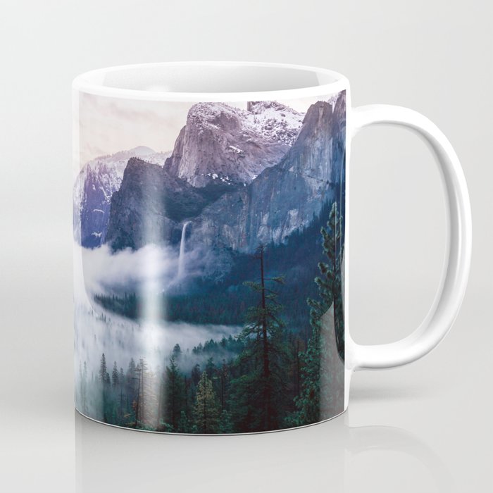 Misty Tunnel View - Yosemite National Park, CA Coffee Mug