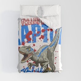 Raptor Blue Duvet Cover