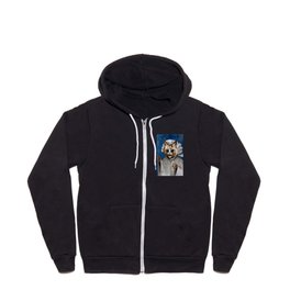 “The Barrister” by Louis Wain Zip Hoodie