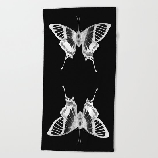 Butterfly's Ghost Beach Towel