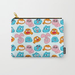 Gumball Faces Pattern Carry-All Pouch