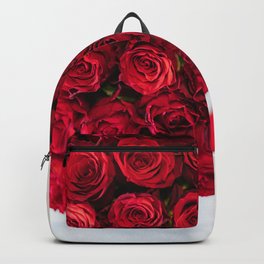 Romantic Red Roses Backpack | Red, Romanticroses, Rosespattern, Romanticflowers, Floral, Valentinesday, Iloveyou, Romantic, Flowers, Redroses 