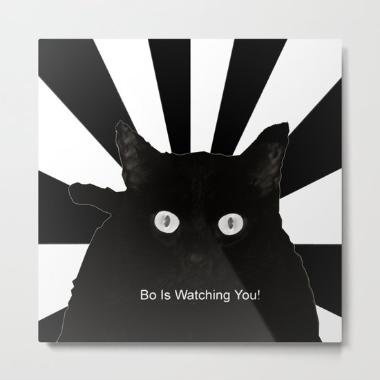 Bo Is Watching You! Metal Print