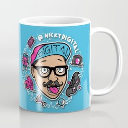 Nicky Digital Caricature by Michael Shantz Coffee Mug