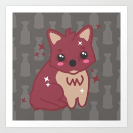 Coyote Cutie Art Print