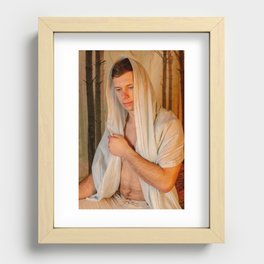 The Virgin Chad Recessed Framed Print