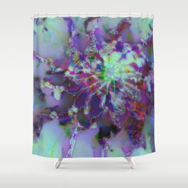 Psychedelic Abstract Art  Shower Curtain