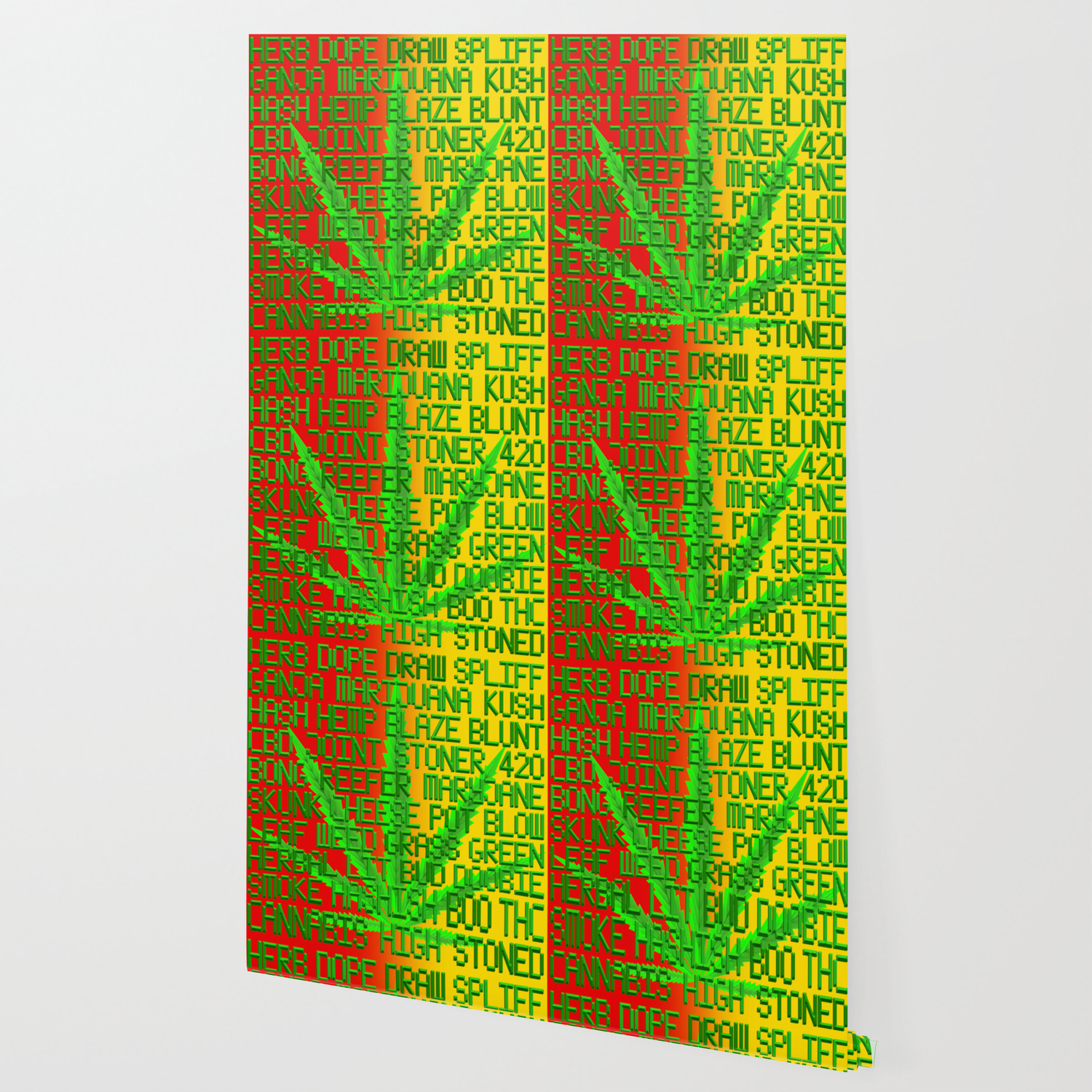 Ganja Reggae Wallpaper By Sisuarts Society6
