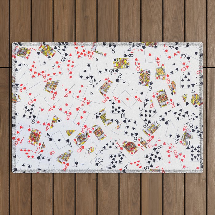 Poker Cards Outdoor Rug