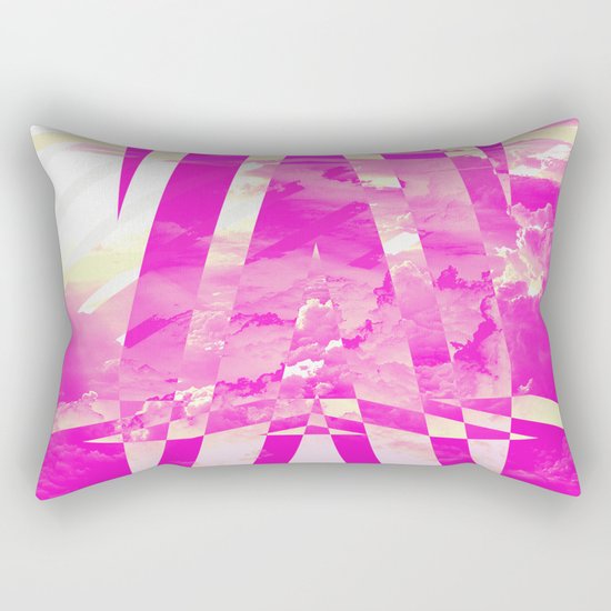 CLOUDS MINGLE WITH LINES 4 Rectangular Pillow