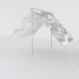 Camouflage Grey And White Sun Shade
