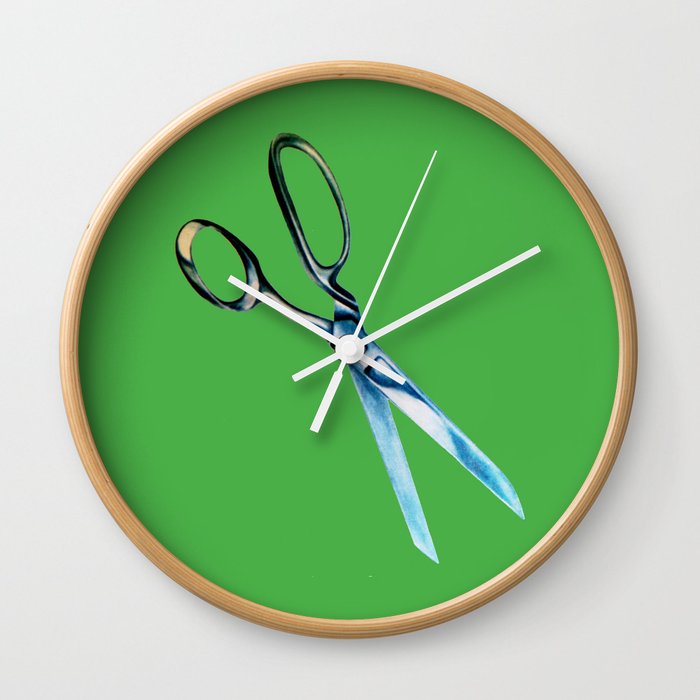 vintage scissors Wall Clock