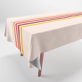 5 Classic Vertical 70s Summer Style Retro Stripes - Ninni Tablecloth