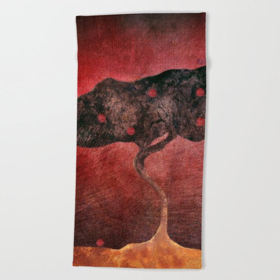 No apple falls far from a Tree... Beach Towel