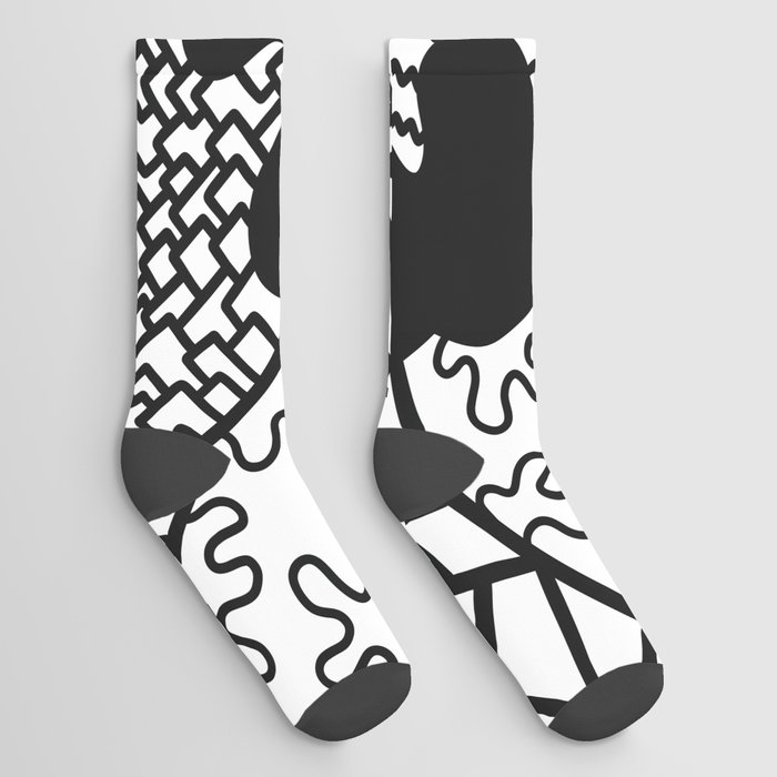 Geometrical pattern maximalist 7 Socks