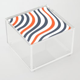 Red White and Blue Stripes Acrylic Box