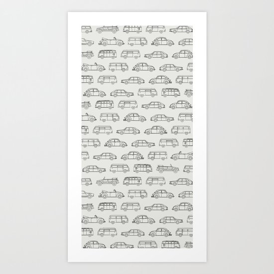 Volkswagens Everywhere Art Print