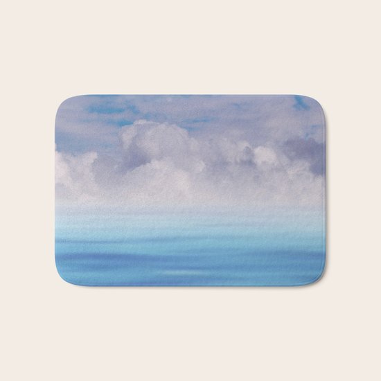 The Sea is Calm Bath Mat