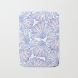 Shell Ya Later - Purple Seashell Pattern Bath Mat