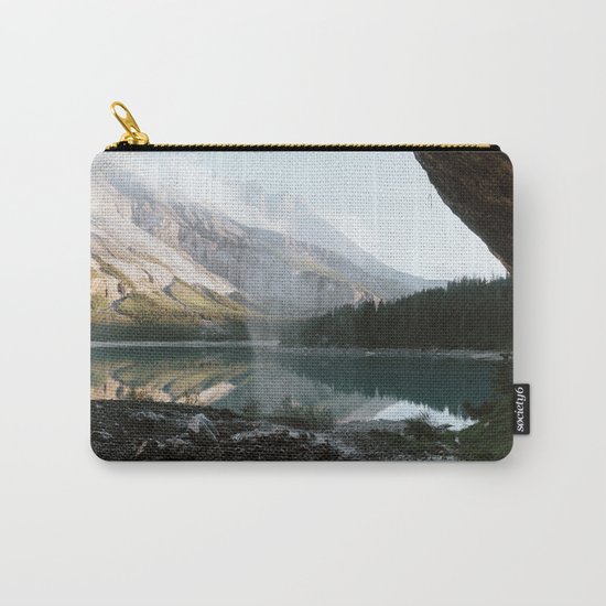 Mountain Lake Vibes III - Landscape Photography Carry-All Pouch